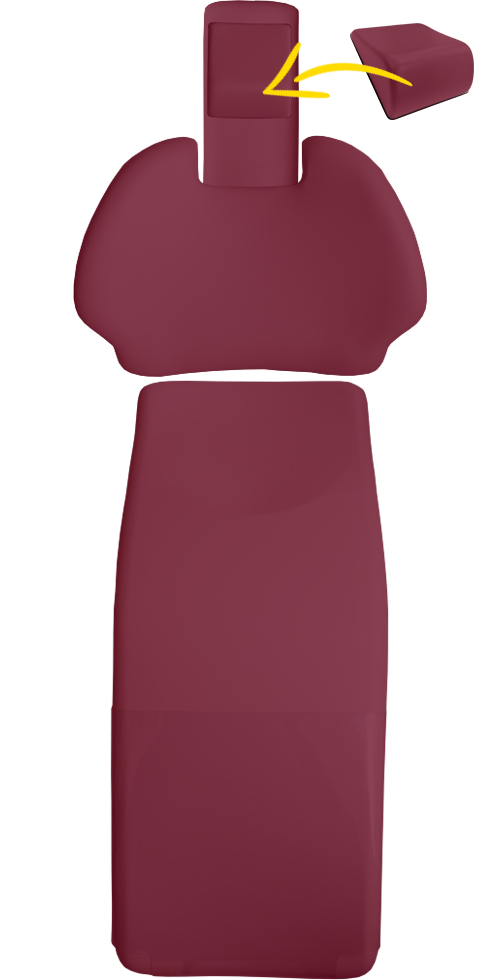 Kit de Rembourrage Sirona C/C+/M1+/ProFeel+ avec Coussin de nuque en coin magnétique et Dossier Étroit