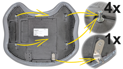 Assembly Instructions Backrest Upholstery Replacement Comfort for KaVo ESTETICA E70 and ESTETICA E80