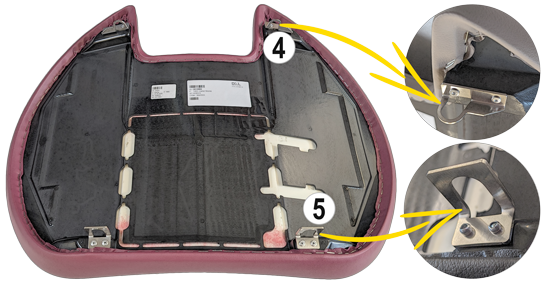 Montageanleitung Rückenpolster Sirona Teneo/Sinius/Axano Dentaleinheiten mit motorischer Kopfplatte oder Multimotion Kopfpolster