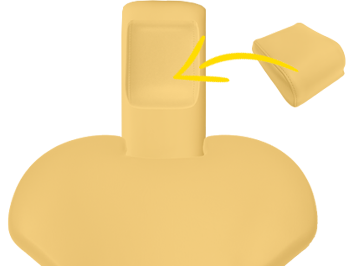 Upholstery Set Sirona C/C+/M1+/ProFeel+ with magnetic Soft head cushion and wide backrest