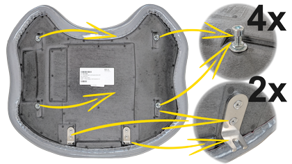 Assembly Instructions Backrest Upholstery Replacement Comfort for KaVo ESTETICA 1065, 1066, 1078, 1080, and 1058CC
