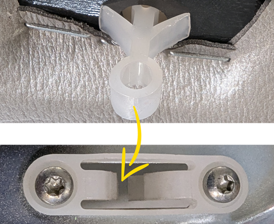 Klemmfeder Rückenpolster oder Sitzpolster Sirona M1/90/C/C+/M1+/ProFeel+