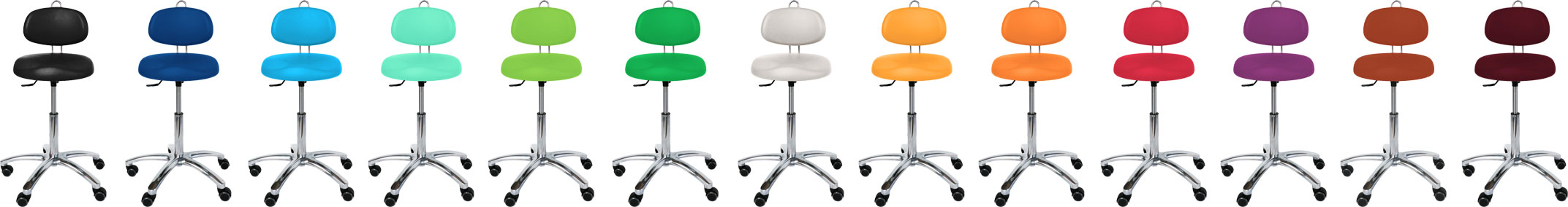 Variantes de couleurs : Tabouret de soins DKL E1