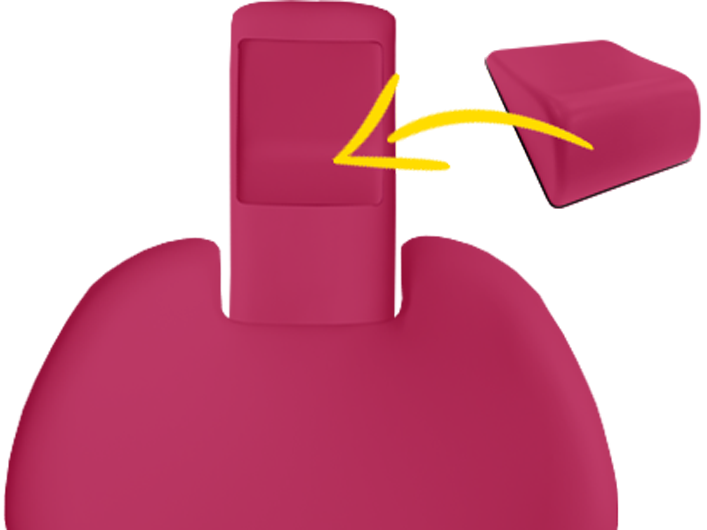 Polsterset Sirona C/C+/M1+/ProFeel+ mit magnetischem Keil-Kopfpolster und schmalem Rücken