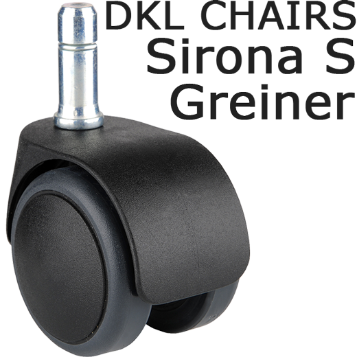 Casters for Sirona S, Greiner, DKL CHAIRS Dental Stool