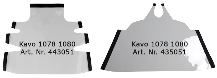 Unterscheidung Fußschoner KaVo 1078 und 1080