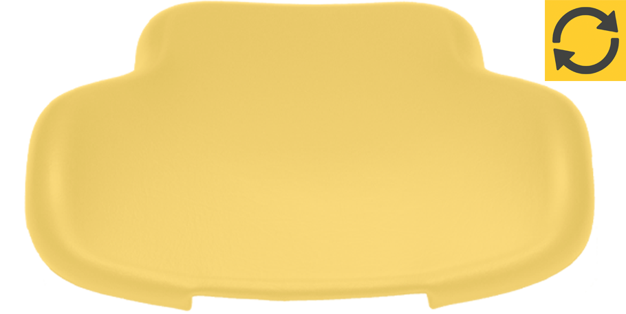 Sirona C Dental Stool Backrest Upholstery (Replacement Part)