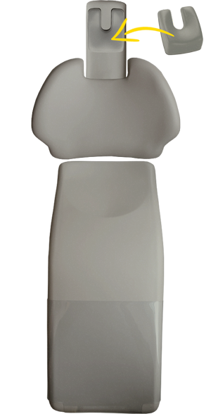 Polsterset Sirona C/C+/M1+/ProFeel mit magnetischem U-Kopfpolster