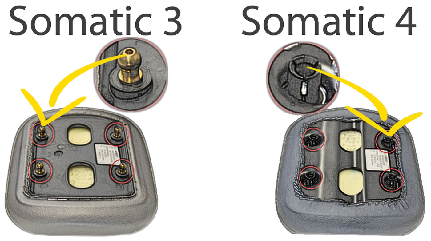 Unterschiede Kopfpolster KaVo Somatic 3 und 4